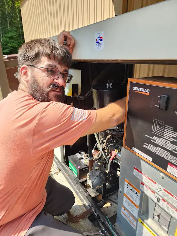 26kW commercial generator installation in Macomb County, Michigan